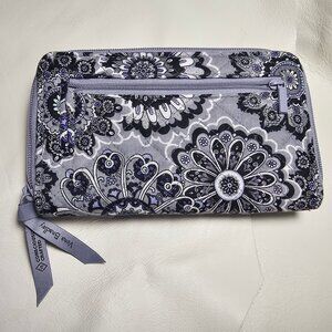 Vera Bradley Women's Cotton All in One Crossbody Purse with RFID Pr